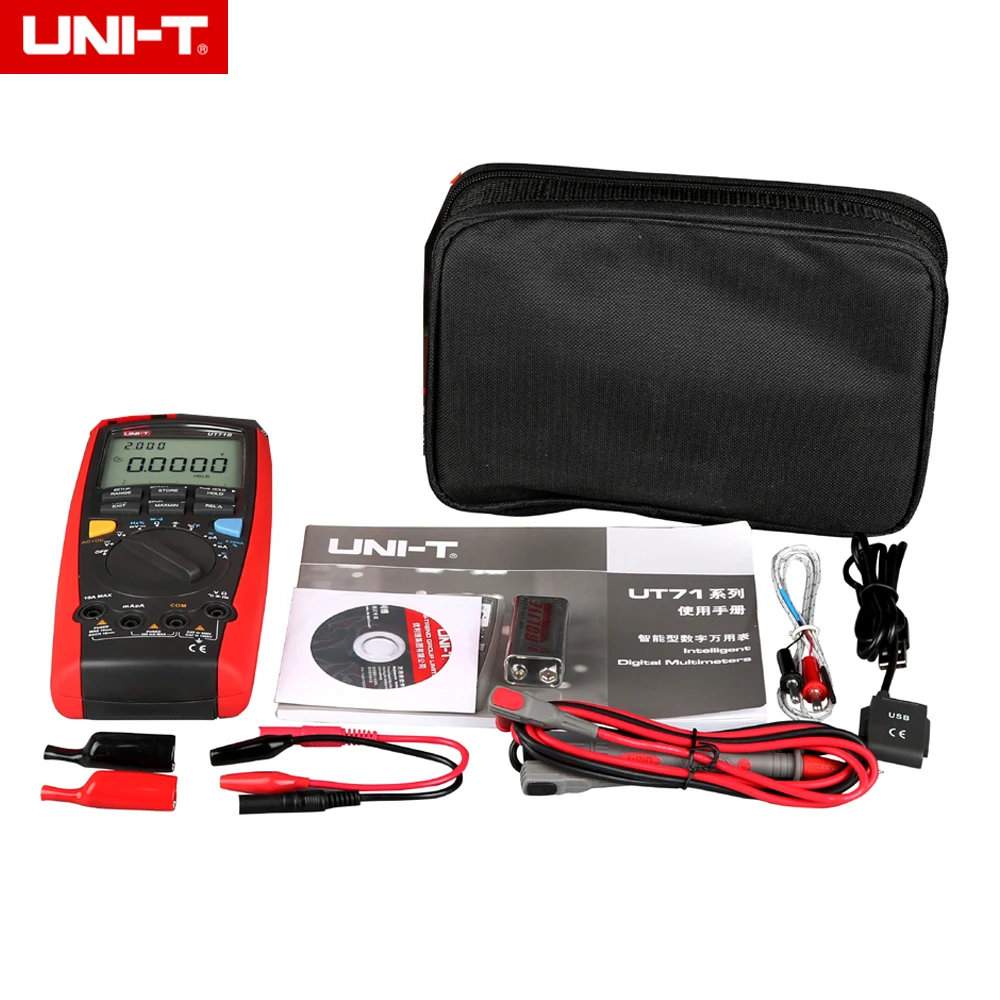 

UNI-T UT71A True RMS Intelligent Digital Multimeter high-precision 20000 counts Auto Range UT-71A