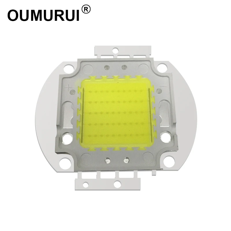 

5pcs 50W LED cob chip floodlight White 6000k/Warm 3000k High power Lamp 1500-1750mA 32-34V 4800-5000LM 30mil Free shipping