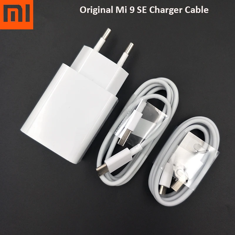 

Original Xiaomi 9 se USB Charger Fast Charge Adapter Micro/Type-C Cable For Mi 8 SE 6 CC9 A3 F1 Redmi K20 note 7 pro 7A 6A 5 4X