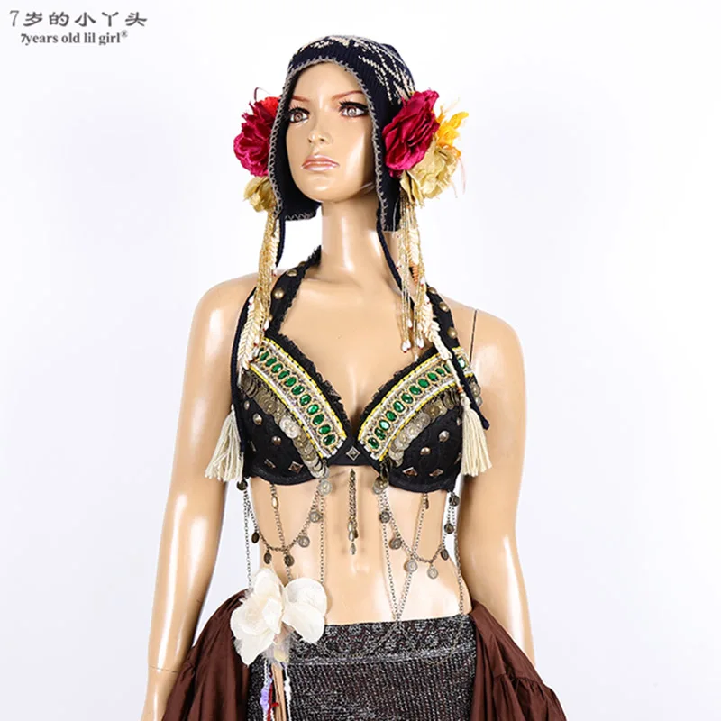 

tribal belly dance bra tribal fusion bra sexy bra costume brabelly dance ATS bra BSS50-54