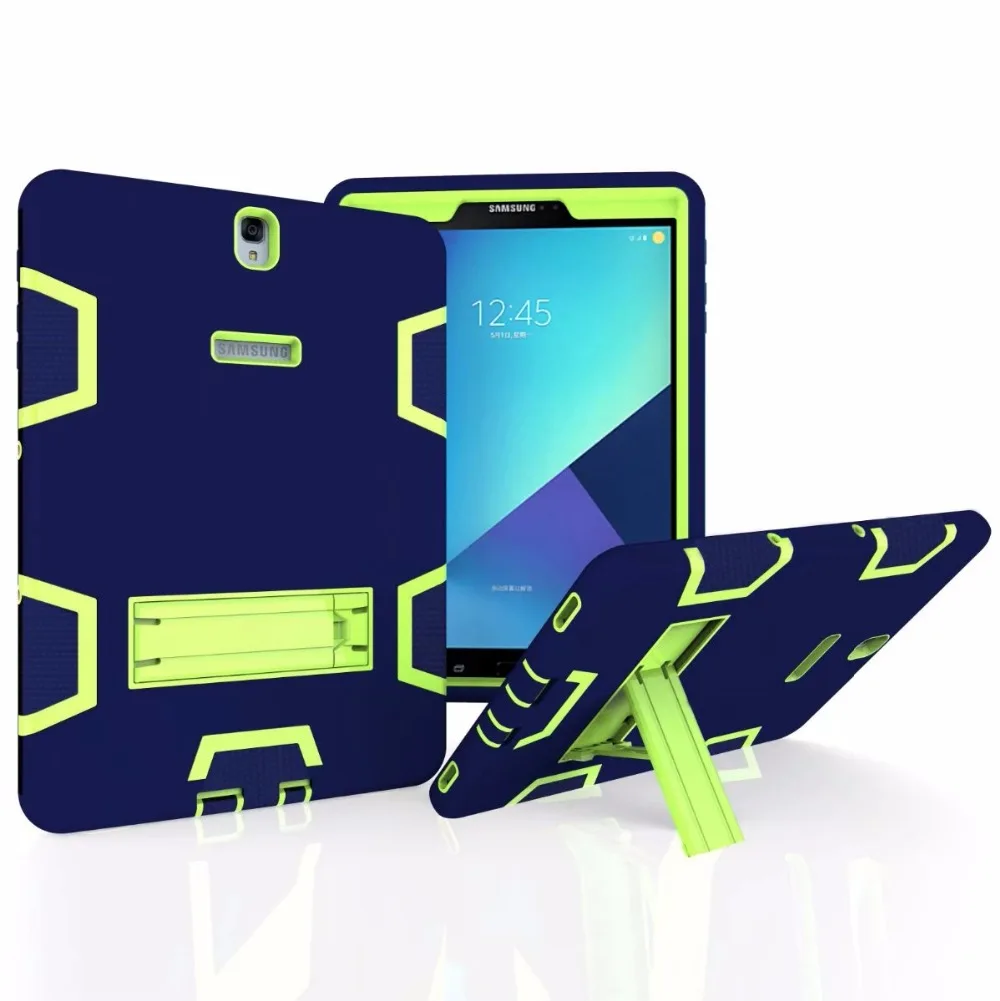 

Hybrid Armor Tab S3 T820 Case Kids Safe Shockproof Heavy Duty Silicone Hard Case Cover For Samsung Galaxy Tab S3 9.7 T820 T825