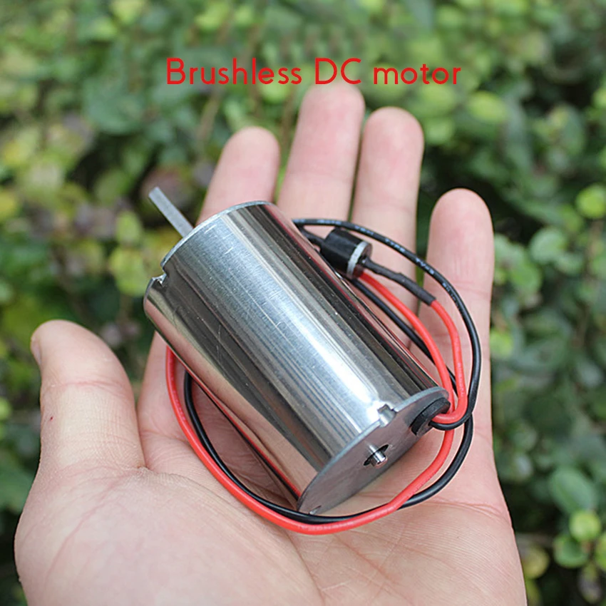 

Strong Magnetic DC Brushless Motor DC 12-24V Self-Driven Mini Brushless Motor For DIY Model Front and Rear Ball Bearings
