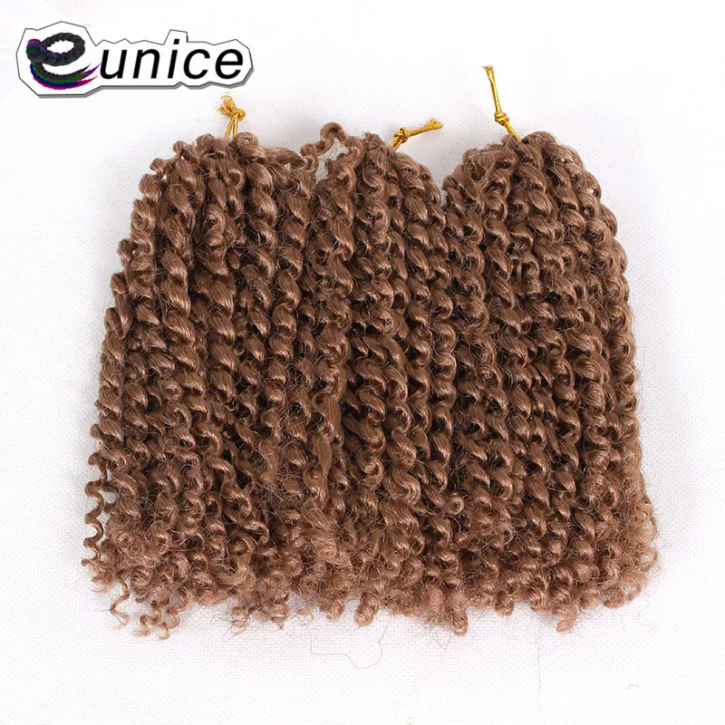 Synthetic Ombre Braiding Hair Mali bob Kinky Curly Crochet Hair (33)