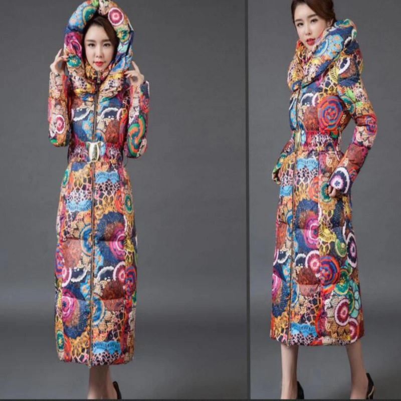 2017 new Long coat font b womens b font font b jacket b font new printing