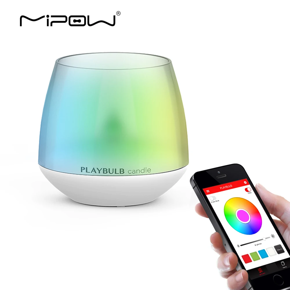 PLAYBULB LED Лампа Свеча которая меняет цвета и подходит для украшения свадебного