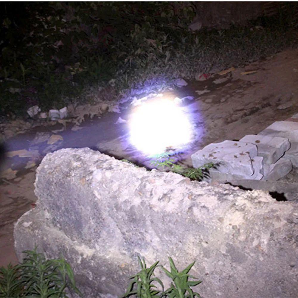 VANDER USB Rechargeable LED Flashlight 5W Zoomable CREE 1000LM Waterproof Lanterna LED Torch Built-in lithium battery Flashlight (15)