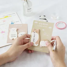 4 pcs Chubby panda dog sticky note Cartoon animal memo pad sticker marker notepad Stationery items Office School supplies F045 4 pcs Chubby panda dog sticky note Cartoon animal memo pad sticker marker notepad Stationery items Office School supplies F045