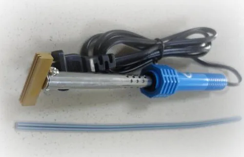 5 шт. 220 В-240 В 40 Вт паяльник с Т-синий тефлон кабель Электрический паяльник гладить ЖК-дисплей мертвый пиксель ремонт ленточный кабель