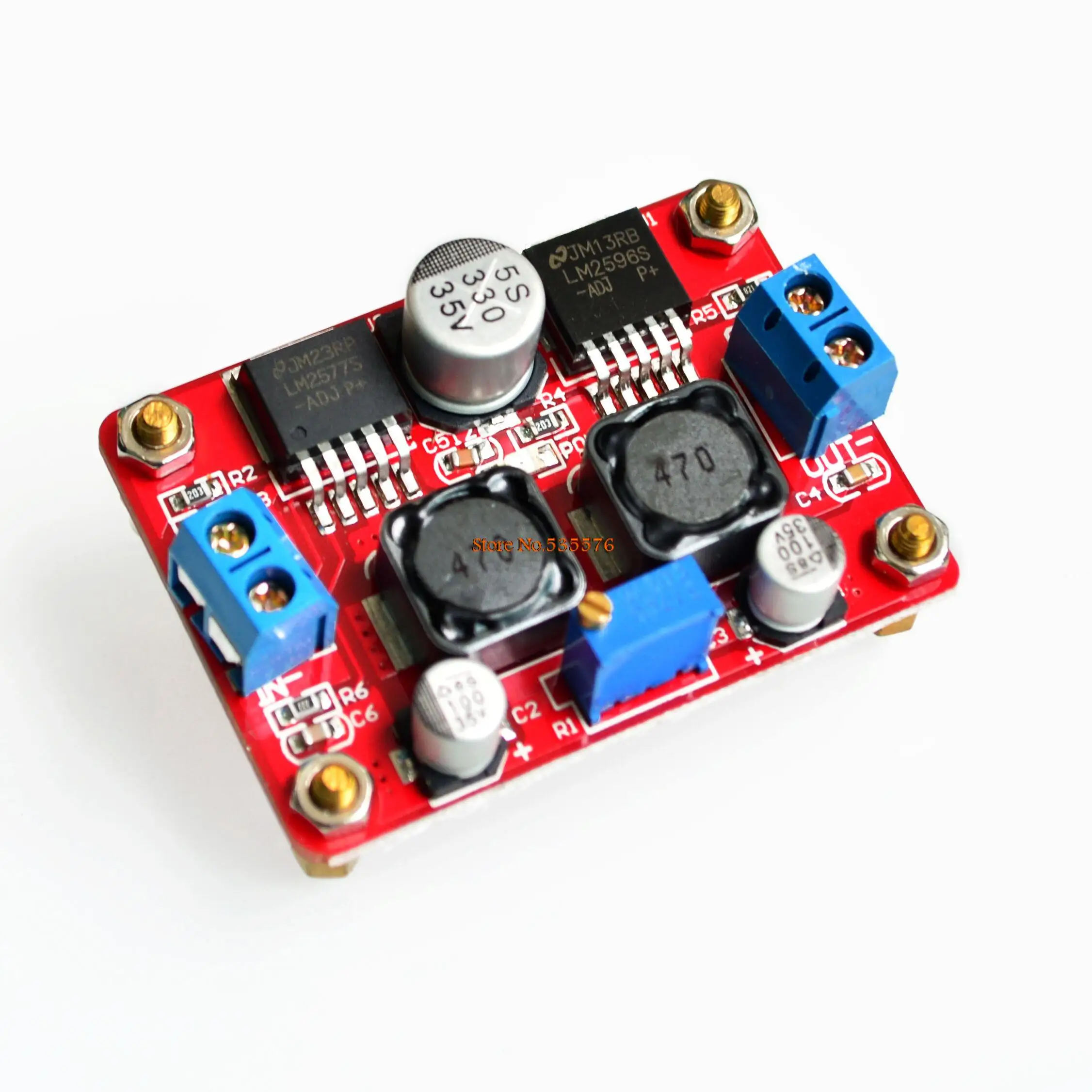 DC DC Automatic Voltage Adapter Converter Step Up/Down Module LM2577S ...