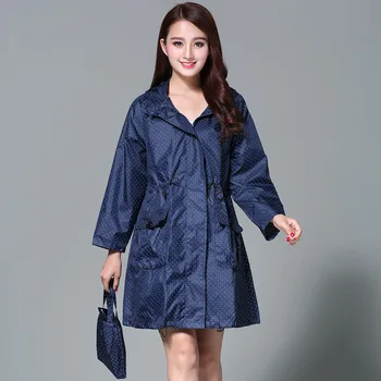 

Raincoat Women Waterproof Long,Women Rain Coat Ponchos Jacket With Hood Impermeable Mujer Capa De Chuva New Brand