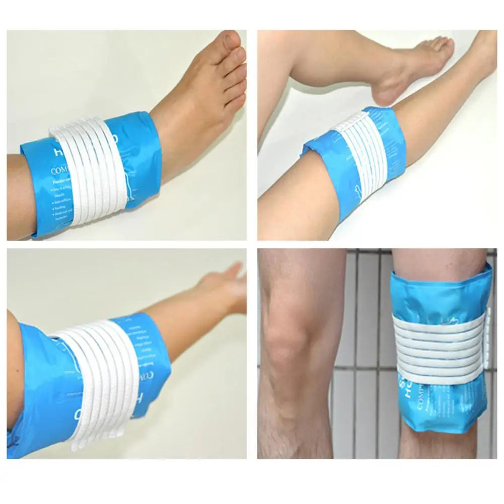 Облегчение боли гибкий пакет для льда наколенник для травм горячий и холодный многоразовый гель пакет для спины талии плеча шеи лодыжки колена бедра