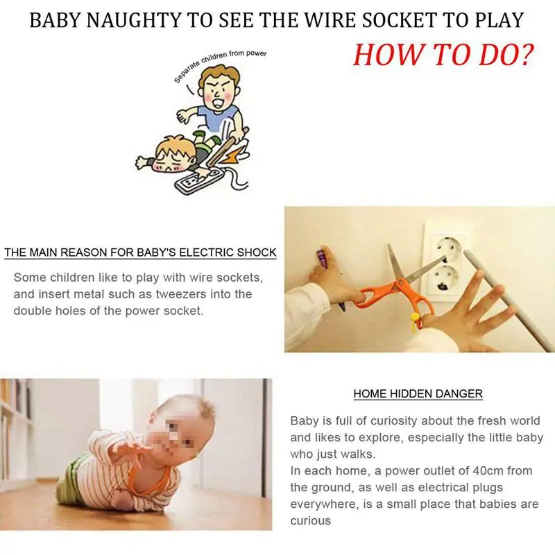 30 Pcs 25 Caches + 5 Keys Caches Sockets For Child Safety Current With Caches Sockets With Rotating Mechanism Anti Electric