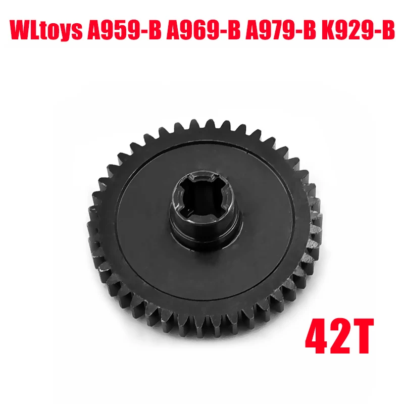 

Steel Metal Diff Differential Main Gear 42T For 1/18 WLtoys A959-B A969-B A979-B K929-B RC Car Upgrade Parts