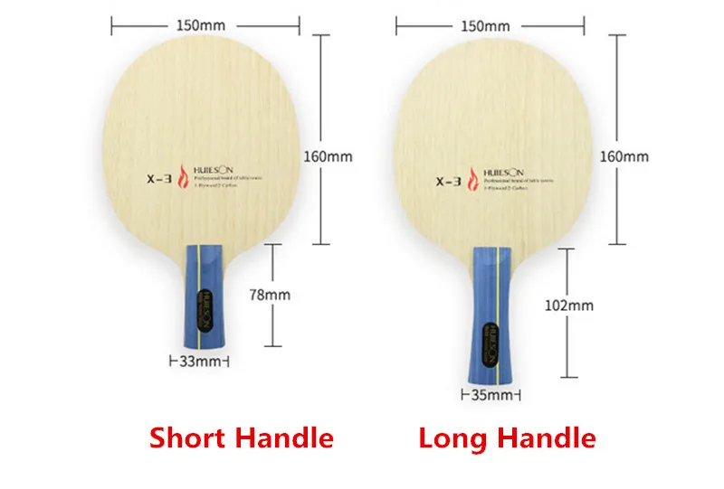 Huieson 7-слойные гибридный углерода Настольный Теннис Ракетки лезвие мягкий Limba поверхности Большой центральный Кэндлнат лезвия для loopkilling плеер X3