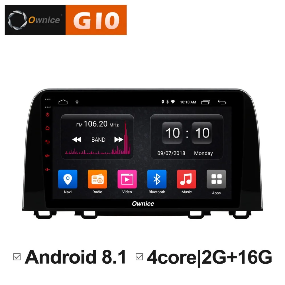 HD 9 дюймов Android 8 1 четырехъядерный 2 ГБ ОЗУ + 16 Гб ПЗУ автомобильный DVD-плеер для Honda