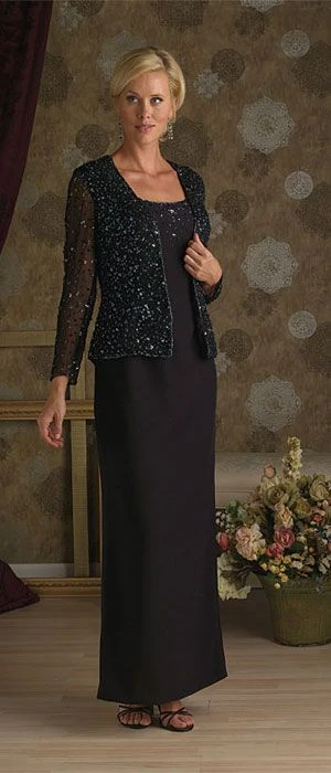black mother of the bride dresses with jackets
