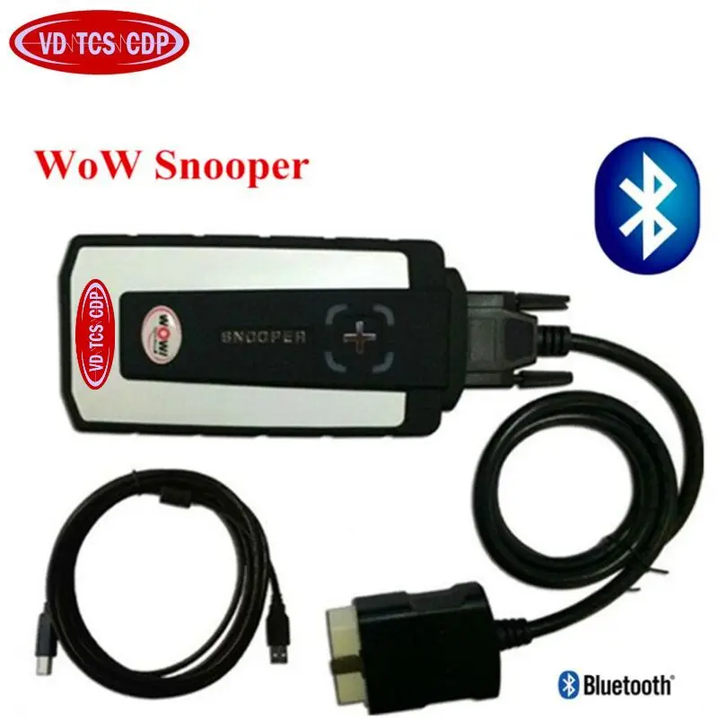 

2019 WOW SNOOPER V5.008 cdp with Bluetooth for Cars and Trucks scanner diagnostic tool better than for delphi ds150e