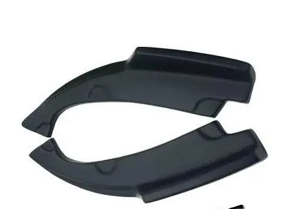 ABS/Настоящее углеродное волокно автомобиля двойной/двухосевой выход задний диффузор и выхлопной трубы, наконечники для HONDA Civic 10 - Цвет: bottom line black