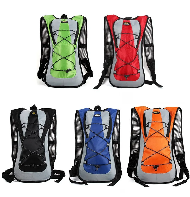 HOT SPEED 2L Straw Water Bag Backpack Men And Women Hiking Running Cycling Water Bladder