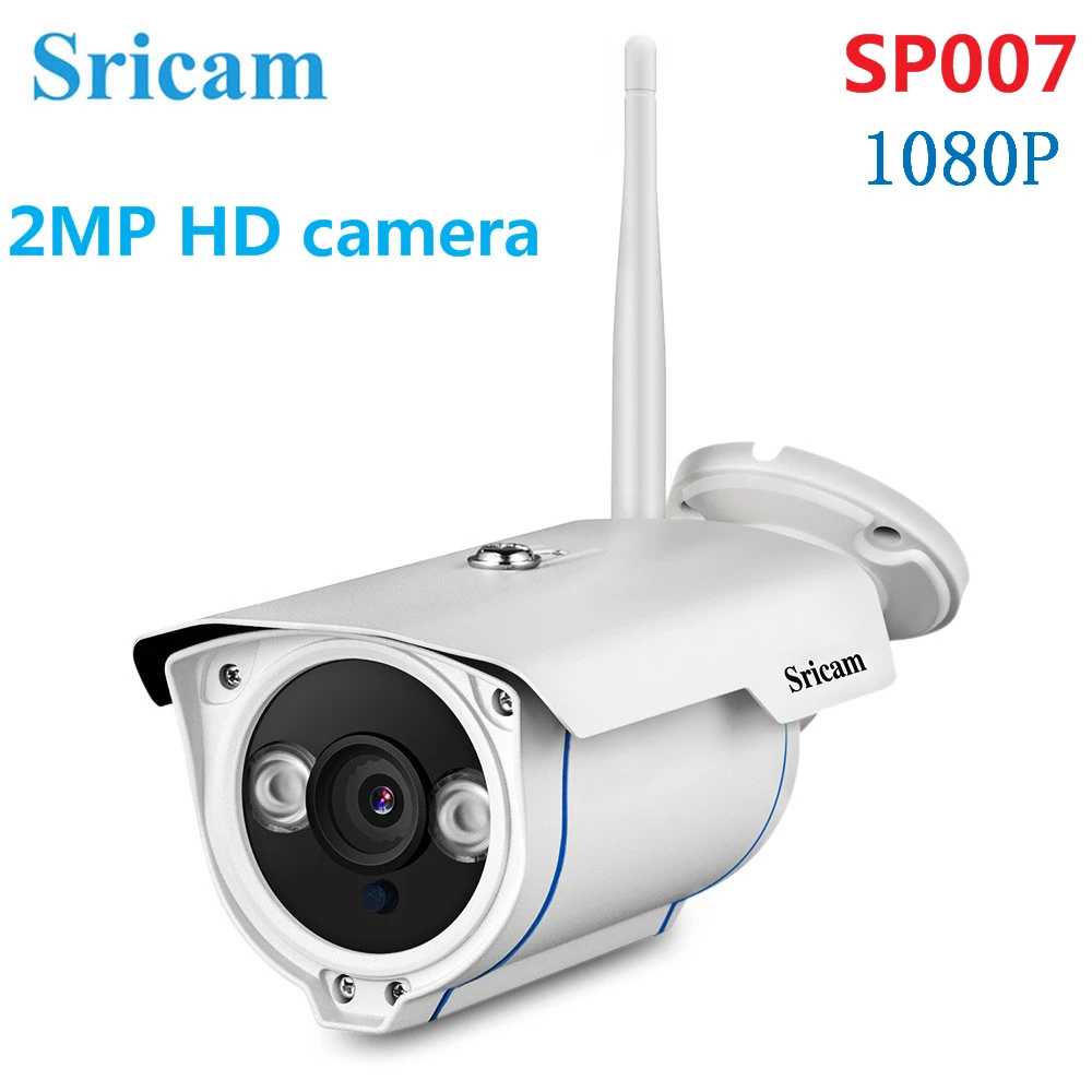 Sricam SP007 1080P HD IP камера ИК ночного видения Обнаружение движения 128G карта 2MP наружная камера безопасности CCTV камера видеонаблюдения