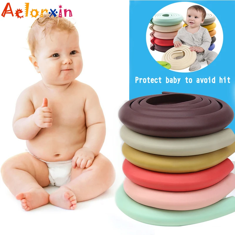 Bande de Protection pour Table de Protection 2M | Produits de sécurité pour bébé bord de verre, meubles, barre de Crash d'horreur, pare-choc en mousse, anti-Collision