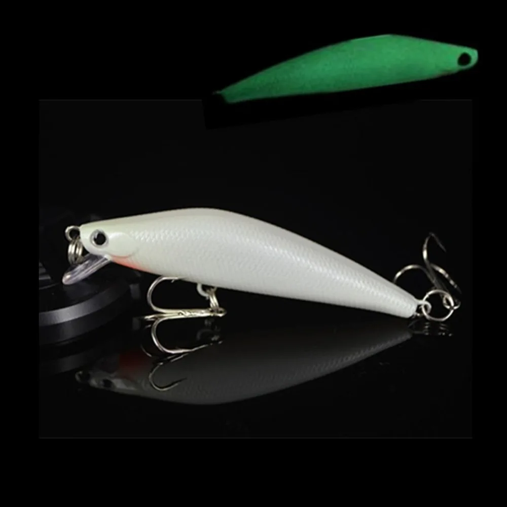 10 pcs Luminous Night Fishing Lures hard wobblers baits Glowing Minnow
