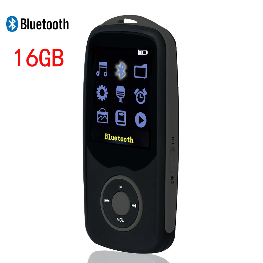Original RUIZU X06 MP3 Player Bluetooth Sports 16G 100hours high quality lossless Recorder Walkman FM radio MP3 music Player bluetooth-music-player : image Original RUIZU X06 MP3 Player Bluetooth Sports 16G 100hours high quality lossless Recorder Walkman FM radio MP3 music Player bluetooth-music-player