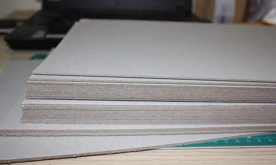 1/10/20pcs Plain Grey Chipboard Sheet 1.5mm Thick Card Grey Board