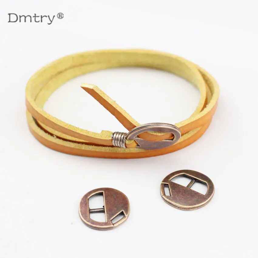 

Dmtry Jewelry Findings & Components Cheap Wholesale Handmade DIY Material Zinc Alloy Clasp For 5mm Flat Leather Making C0003