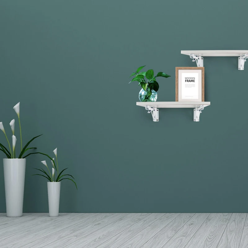 

2 Pieces Stainless Steel Table Bracket Wall Mounted Folding Shelf Bench Seat Bracket LB88