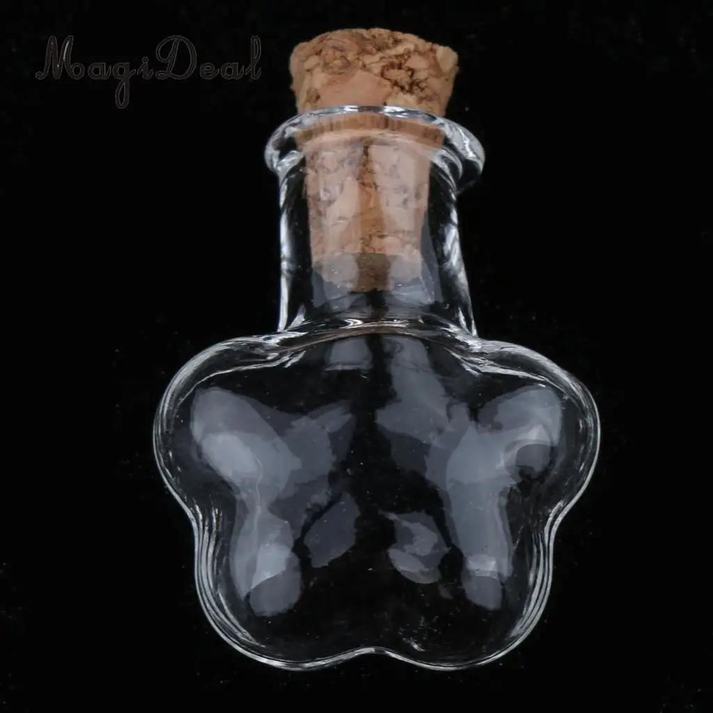 10pcs 2ml Small Glass Wishing Bottles Essential Oils Jars  Fragrance Reed Diffuser Vials DIY Decoration Tool