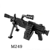 M249 Heavy machine gun weapons original toy swat police military weapons accessories Compatible lepin Minifigures