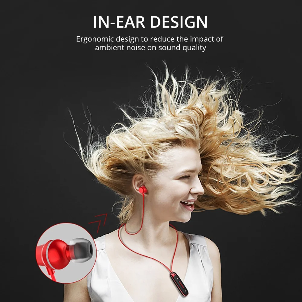Wireless Headphones Bluetooth Earphone In ear Wireless Earphones with Mic Sport Magnetic In Ear Earbuds for Mobile Phones