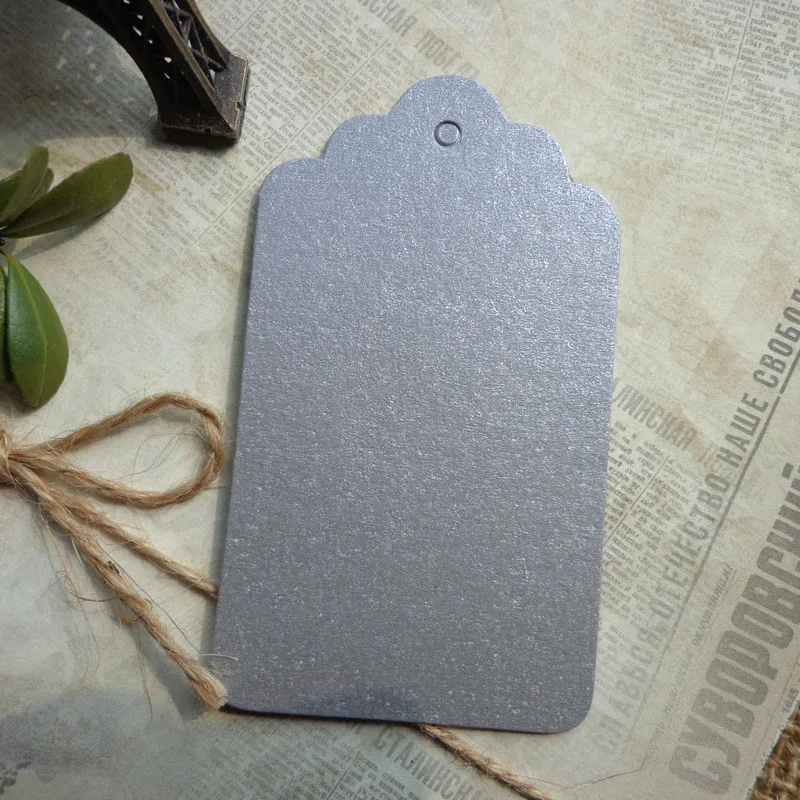 50pcs-Silver-DIY-Paper-Gift-Tag-Party-Wedding-Message-Gift-Hang-Tag-Christmas-Craft-Cards-Label