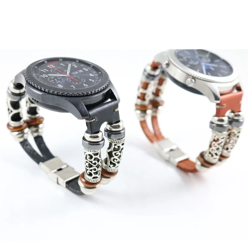

Wristband watch 2018 Replacement Leather Band Strap Bracelet For Samsung Gear S3 2018 Retro style Wristband #0703