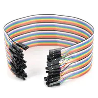 Высокое качество 40 шт./лот 30 см 1 p-1 p женский джемпер провода Dupont кабель для макет для электронных DIY