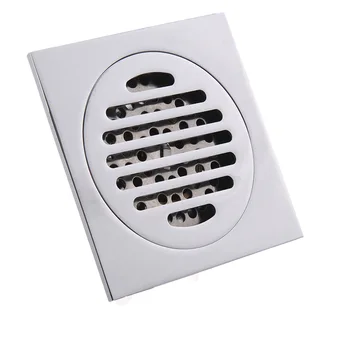 

Bathroom Drainage Floor Drain, Bathroom Kitchen Copper Filter Plating Odor-resistant Floor Drain Kitchen Appliances10 * 10cm