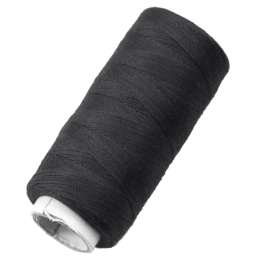 12 pcs High Tenacity Black 100 Spun Polyester Machine Embroidery