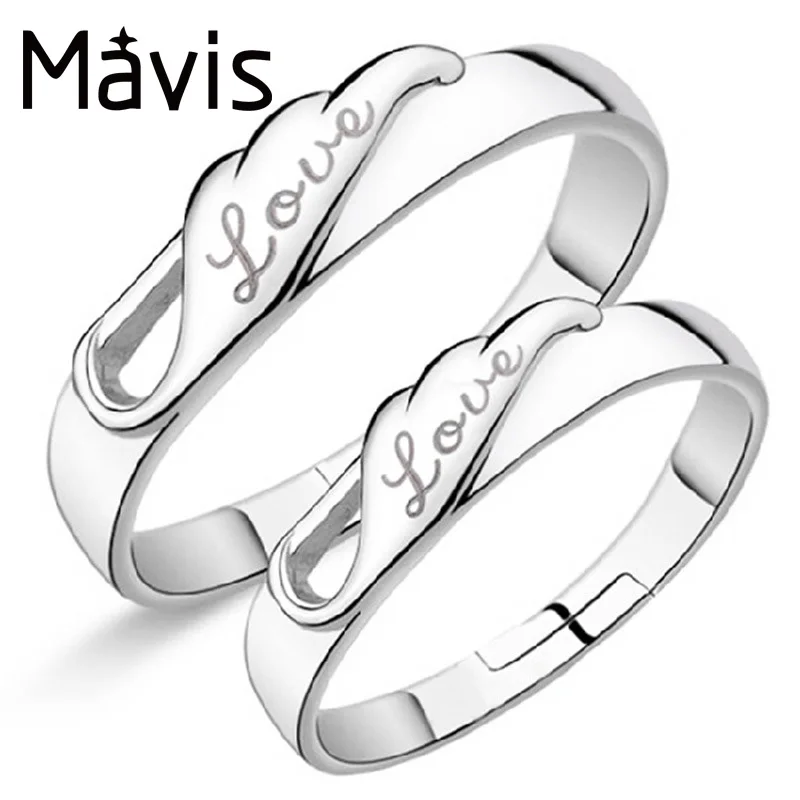 Мэвис Jewels Напряжение Установка Lover Кольца для Для мужчин женщин серебро 925