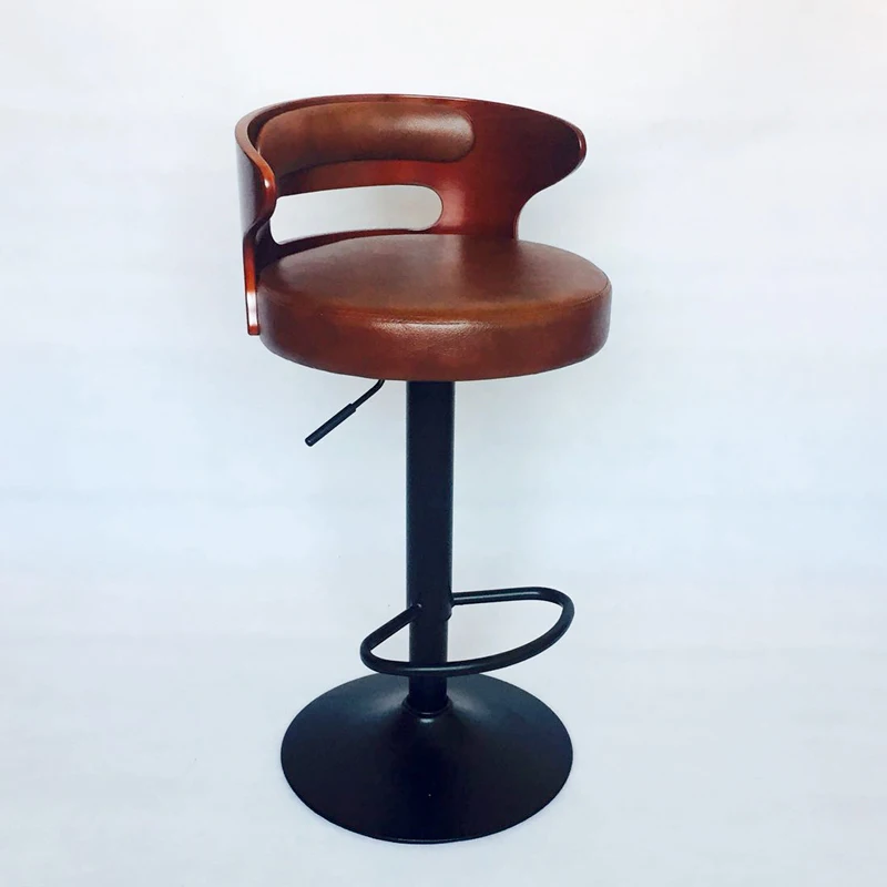 Modern Retro Bar Stairs Stretch Stools Solid Wooden Counter Modern Retro Bar Stairs Stretch Stools Solid Wooden Counter Front Desk Coffee Chair Household Dining In From Furniture On