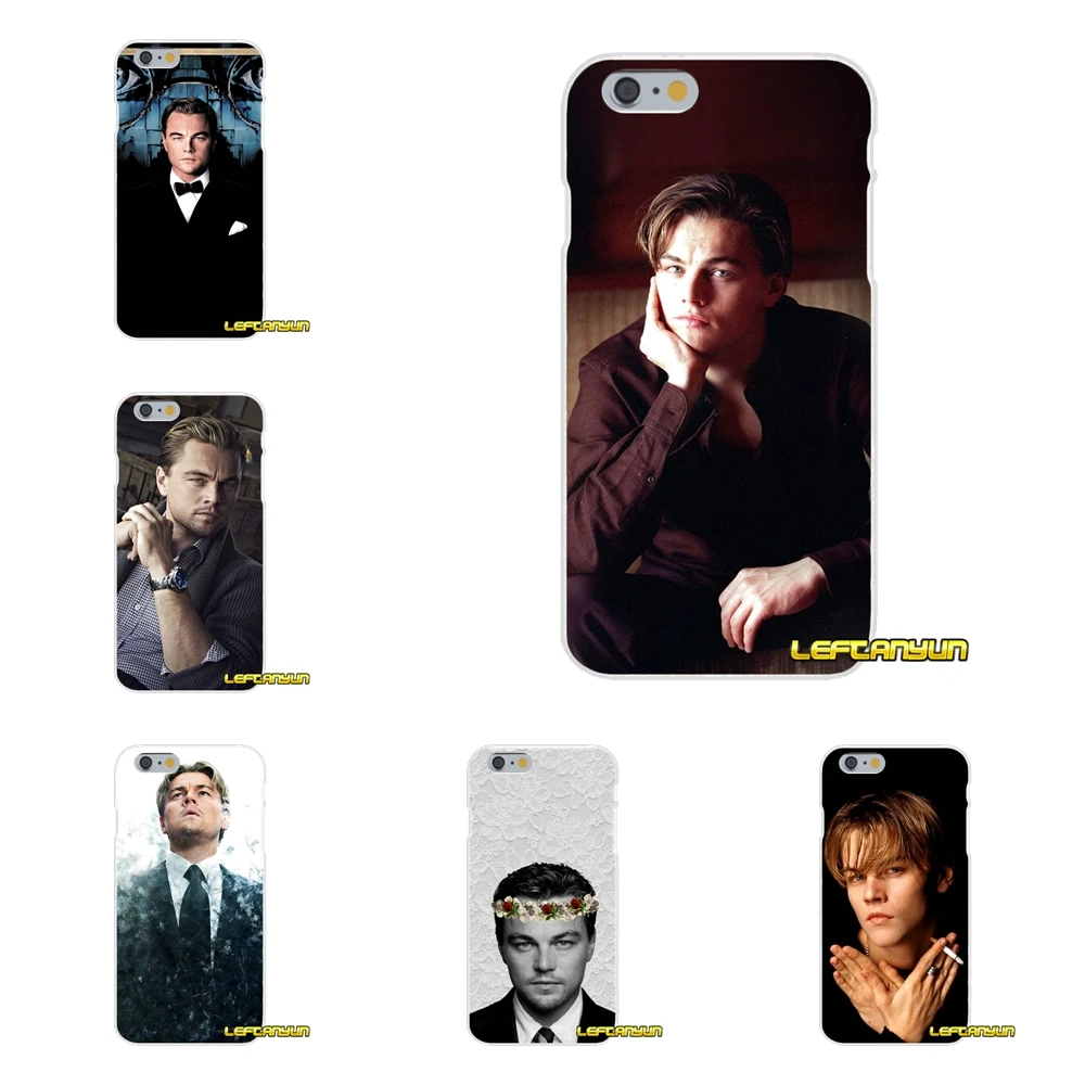 Leonardo Dicaprio Young Portrait For Samsung Galaxy S3 S4 S5 MINI S6 S7 edge S8 S9 Plus Note 2 3 4 5 8 Transparent TPU Skin Case | Мобильные