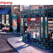 Магазин сказок Современная масляная краска Настенная картина DIY Краска ing по номерам ручная краска ed домашний декор, произведение искусства уникальный подарок 40x50 см