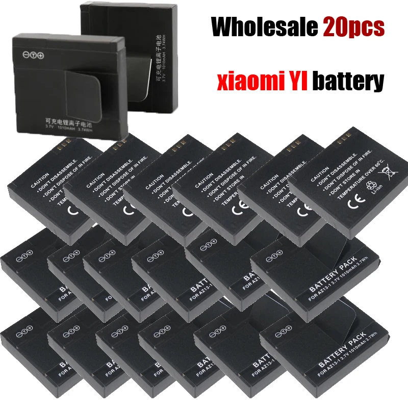   20x bateria  Xiaomi yi   Xiaomi yi xiaoyi 3.7  1010  3.74WH   yi   