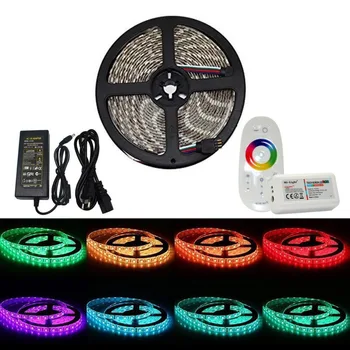 

DC12V 5050 RGB RGBW Warm Cool White Light Strip Kit 60 LEDs/m Waterproof Flexible Ribbon Tape White FPC &2.4G Controller & Power