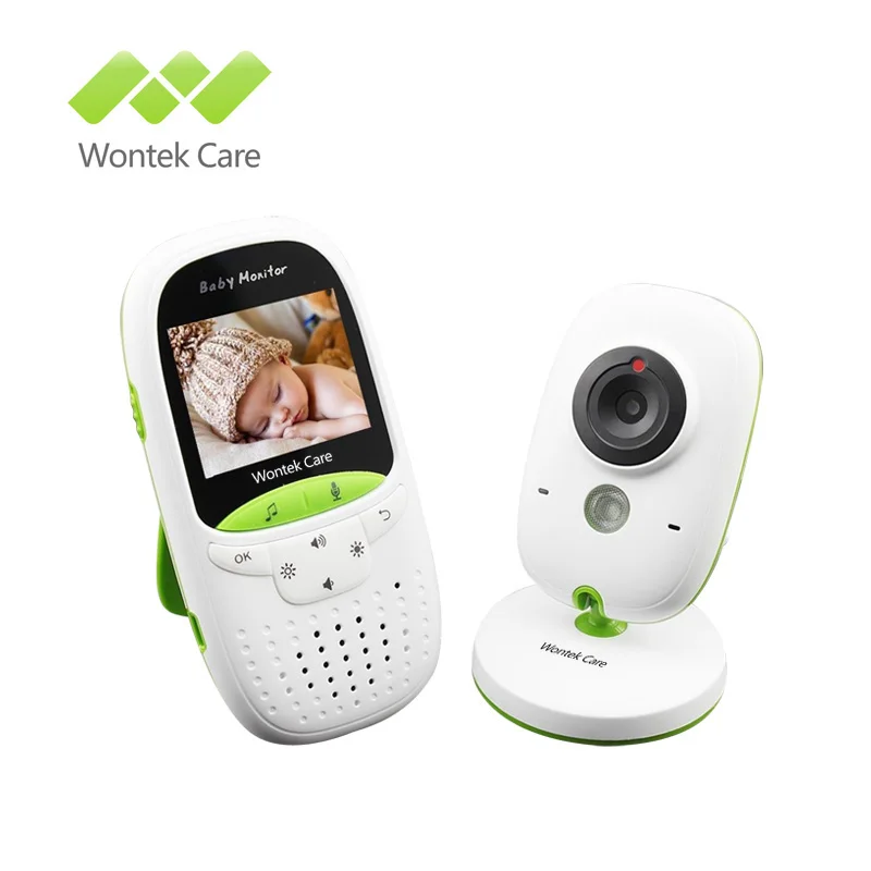 Prix 2.0 pouce 2.4 GHz Sans Fil Vidéo Couleur Baby Monitor Avec Vision Nocturne et Surveillance de La Température