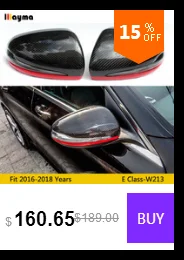 W213 углеродного волокна Сменное Зеркало Крышка для Benz E class E200 E300 E400- год тюнинг AMG LHD RHD Автомобильное зеркало заднего вида cap