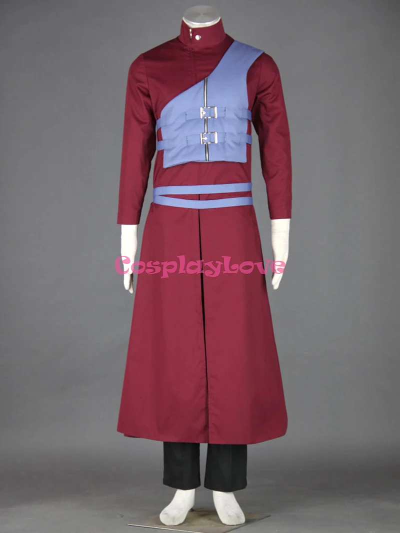 CosplayLove Naruto Shippuden Cosplay Costume Naruto Purple Dark Red Gaara 7th Cosplay Costume Custom Made For Halloween