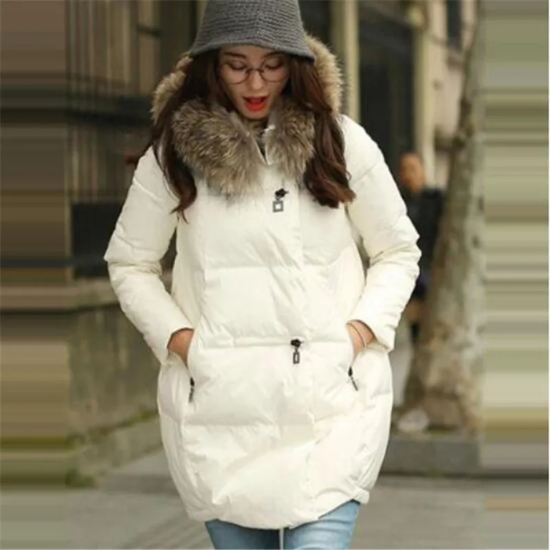 Женская зимняя теплая куртка с капюшоном, толстые длинные зимние пальто на молнии с меховым воротником размера плюс, верхняя одежда с подкладкой - Цвет: 4