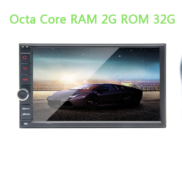 cheap 2DIN car Android 8.1 car DVD Universal Radio Multimedia car stereo Gps 2din navigation WIFI Bluetooth Dual USB