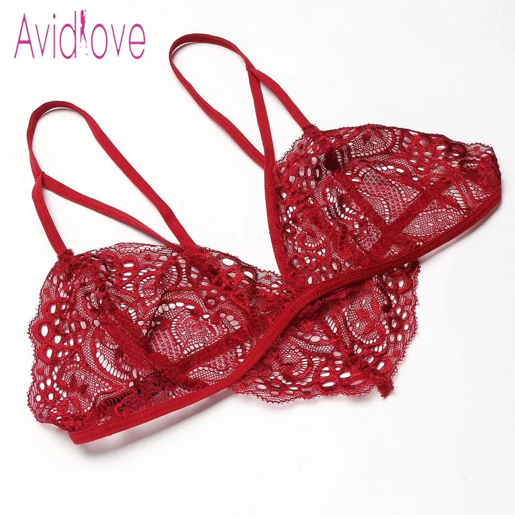 Avidlove 2018 Новое сексуальное кружевное белье в цветочек Комплект женский